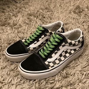 VANS PLATFORM CHECKERED
